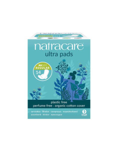 Compresa regular con alas bio 14 unidades Natracare